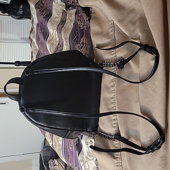 Victoria's Secret Black mini backpack with gold sequins & silver studs - Picture 8 of 11